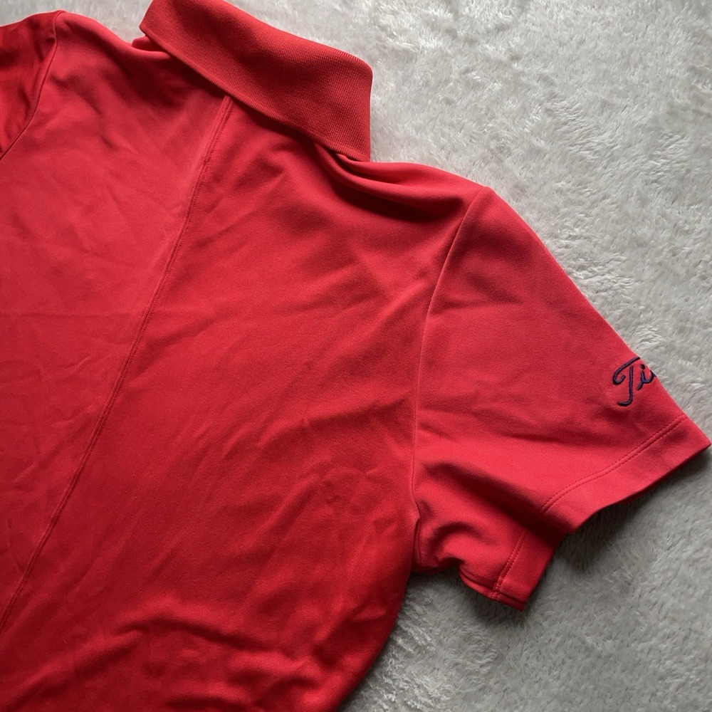 Nike Golf Tour Performance Titleist Red Dri-Fit Polo Shirt Women's XL - Picture 11 of 15